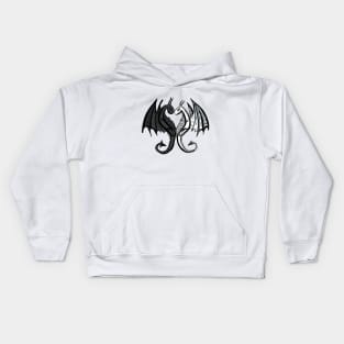 Yin Yang Dragons Kids Hoodie